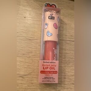 The Creme Shop Red Tinted Jelly Lip Oil BT21 NEW